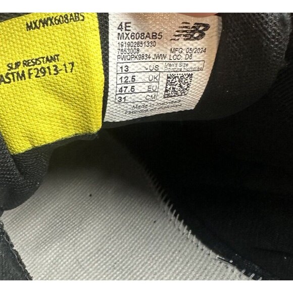 New Balance 608 V5 Walking Shoes Sz 13 4E Extra Wide Slip Resistant MX608AB5 - Picture 13 of 14